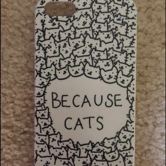 iPhone 5-5s case (cat lovers)