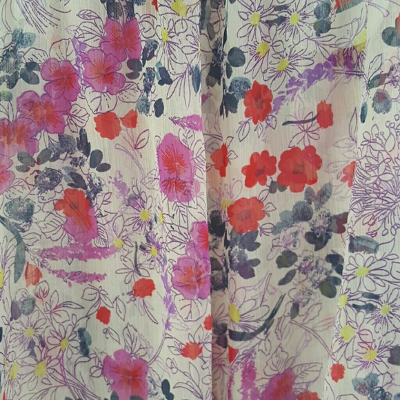 **SOLD** American Eagle Sheer Floral Tank - Picture 3 of 4