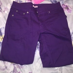 Purple capris