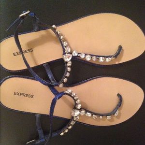 Blue Sandals
