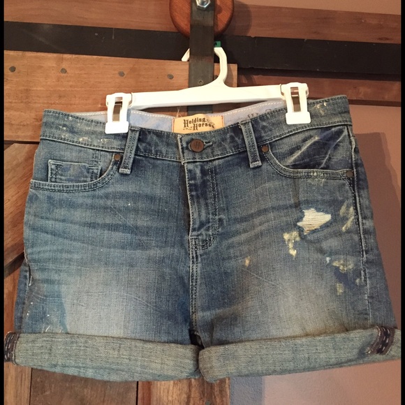 Rolled up shorts