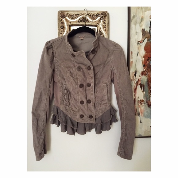 Free People Jackets & Blazers - FREE PEOPLE RUFFLE JACKET