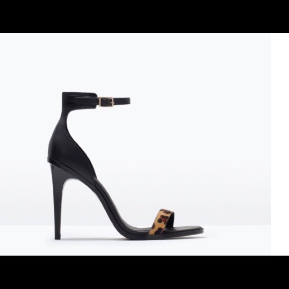 ZARA LEOPARD SANDALS