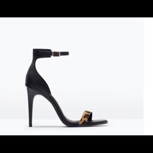 ZARA LEOPARD SANDALS