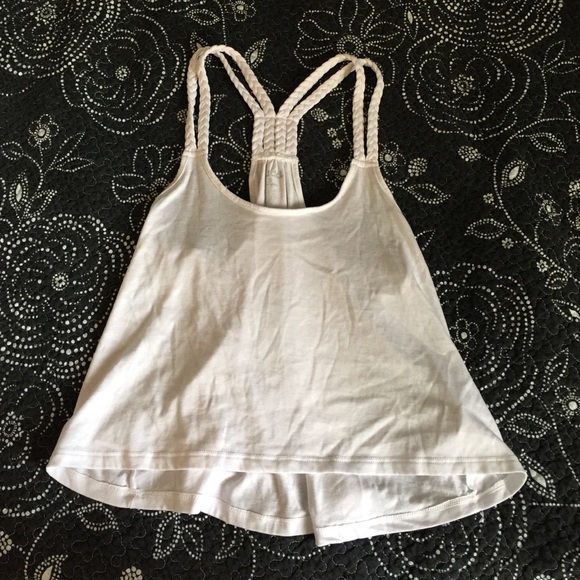 white racerback tank