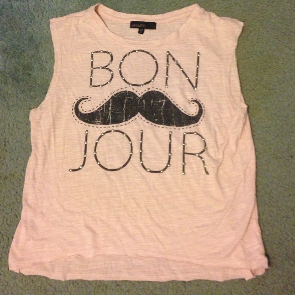 a bonjour tank top!