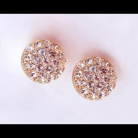 🔆Rhinestone Ear Studs Earrings NEW - Picture 2 of 2