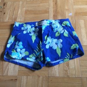 Floral printed shorts