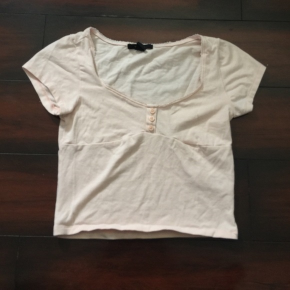 Light pink crop top