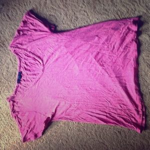 Pinkish low cut t-shirt