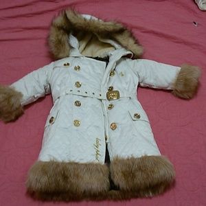 Toddler baby phat quilted down coat.