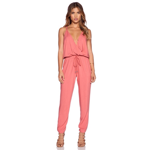 Splendid Surplice Jumpsuit