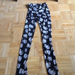 Floral printed leggings