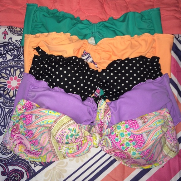 Victoria's Secret Bandeau Bikini Tops