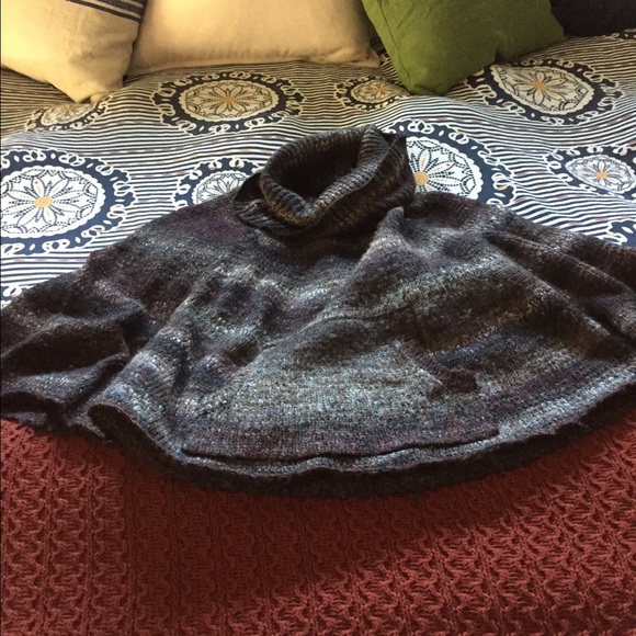 Splendid turtleneck poncho
