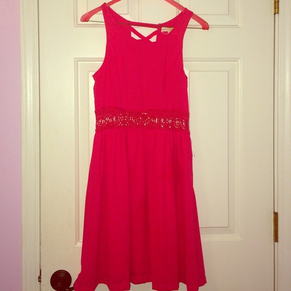 hot pink casual summer dress!