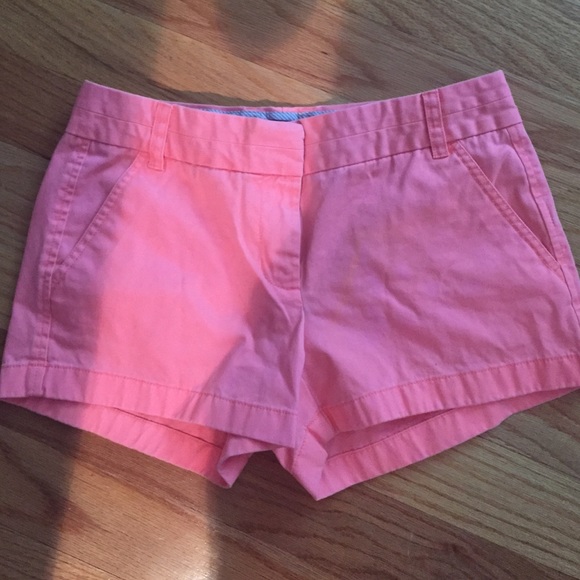 J. Crew neon pink shorts