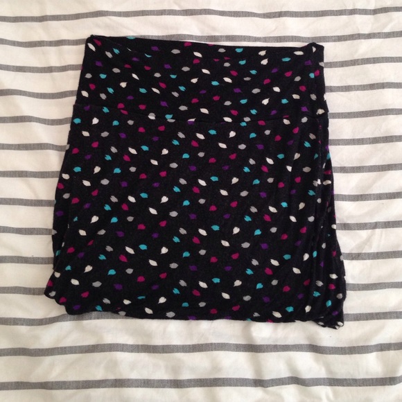 ❁multi-colored pencil skirt