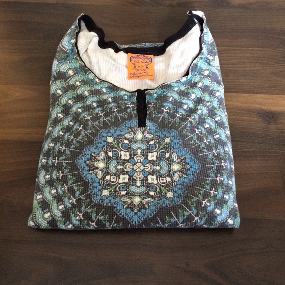 Free people thermal long sleeve made in Peru