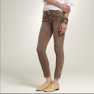 J.Crew cropped corduroy.