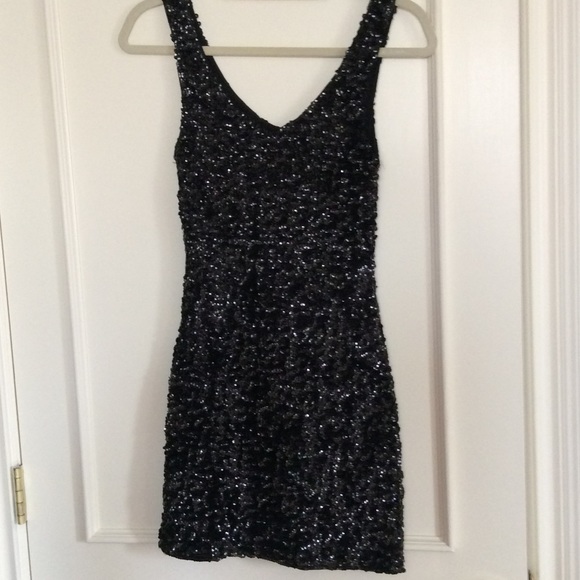 Amber Blue sequined minidress