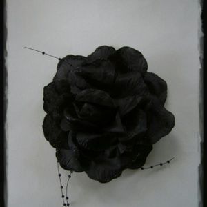Black Embellished Fascinator