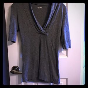 Pretty gray work sweater