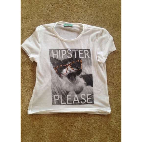 "Hipster please" shirt