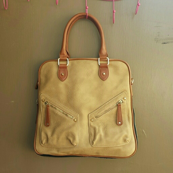 Brown / camel European inspired bag by Francesca's