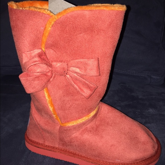 Sz 6 ankle book with bow