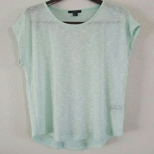 **SOLD**New Mint/Cream Knit Top