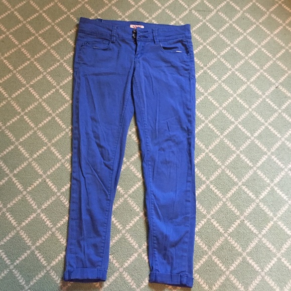 Blue YMI Cropped Skinny Jeans Size 7