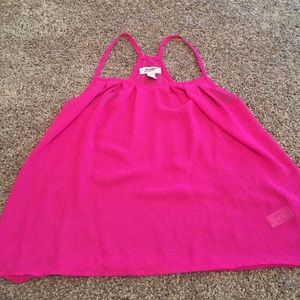 Hot pink tank