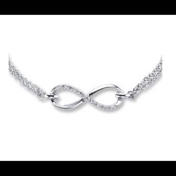 Diamond infinity bracelet from Kay jewelers