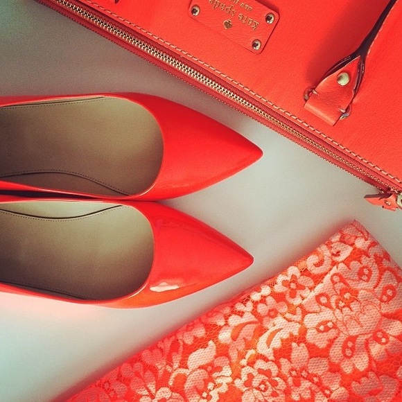 kate spade Handbags - Kate Spade Orange Purse