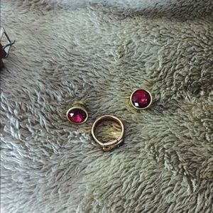 Mk birthstone and belt ring
