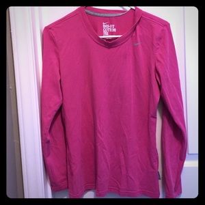 Dri-fit Nike pink long sleeve