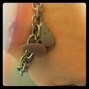 Swatch Bijoux Heart/ Butterfly Pendant Bracelet