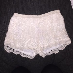 Crochet shorts