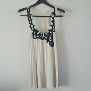 ❌SOLD❌Kimchi Blue Urban Outfitters Cream/Black Top