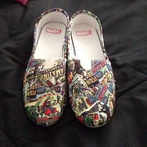 Marvel slip on shoes