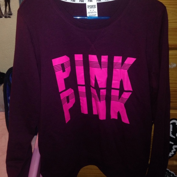 Pink(Victoria's secret) maroon color pullover.