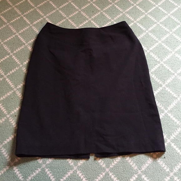 Black Worthington Works Pencil Skirt Petite 4