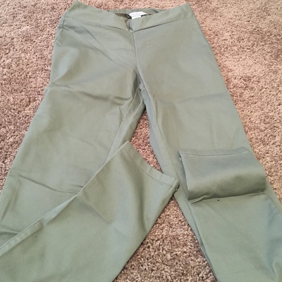 Olive green pants
