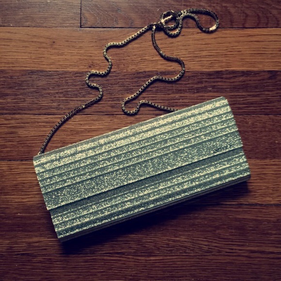 Authentic Jimmy Choo "Sweetie" Glitter Clutch