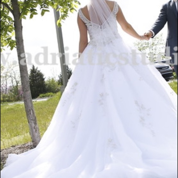 Swarovski crystals wedding dress!