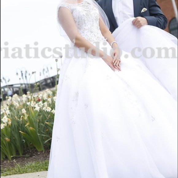 Swarovski crystals wedding dress!