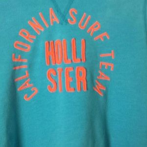 Blue/Coral Hollister Hoodie