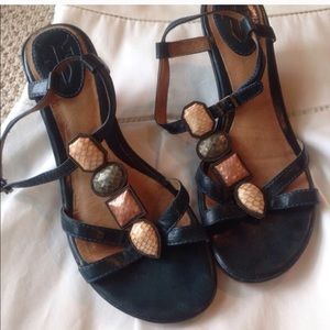 Frye wedge heels