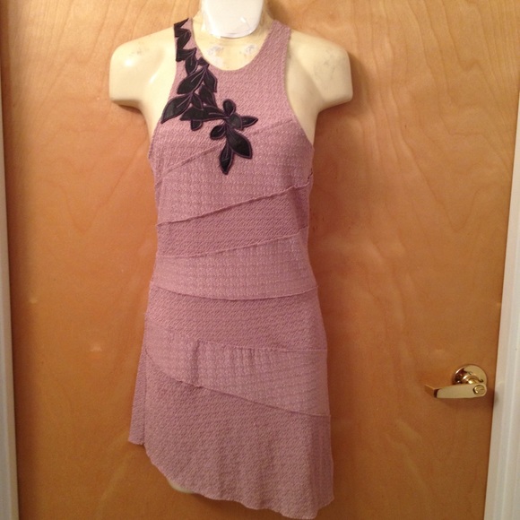 Free people diagonal cut gorgeous dress